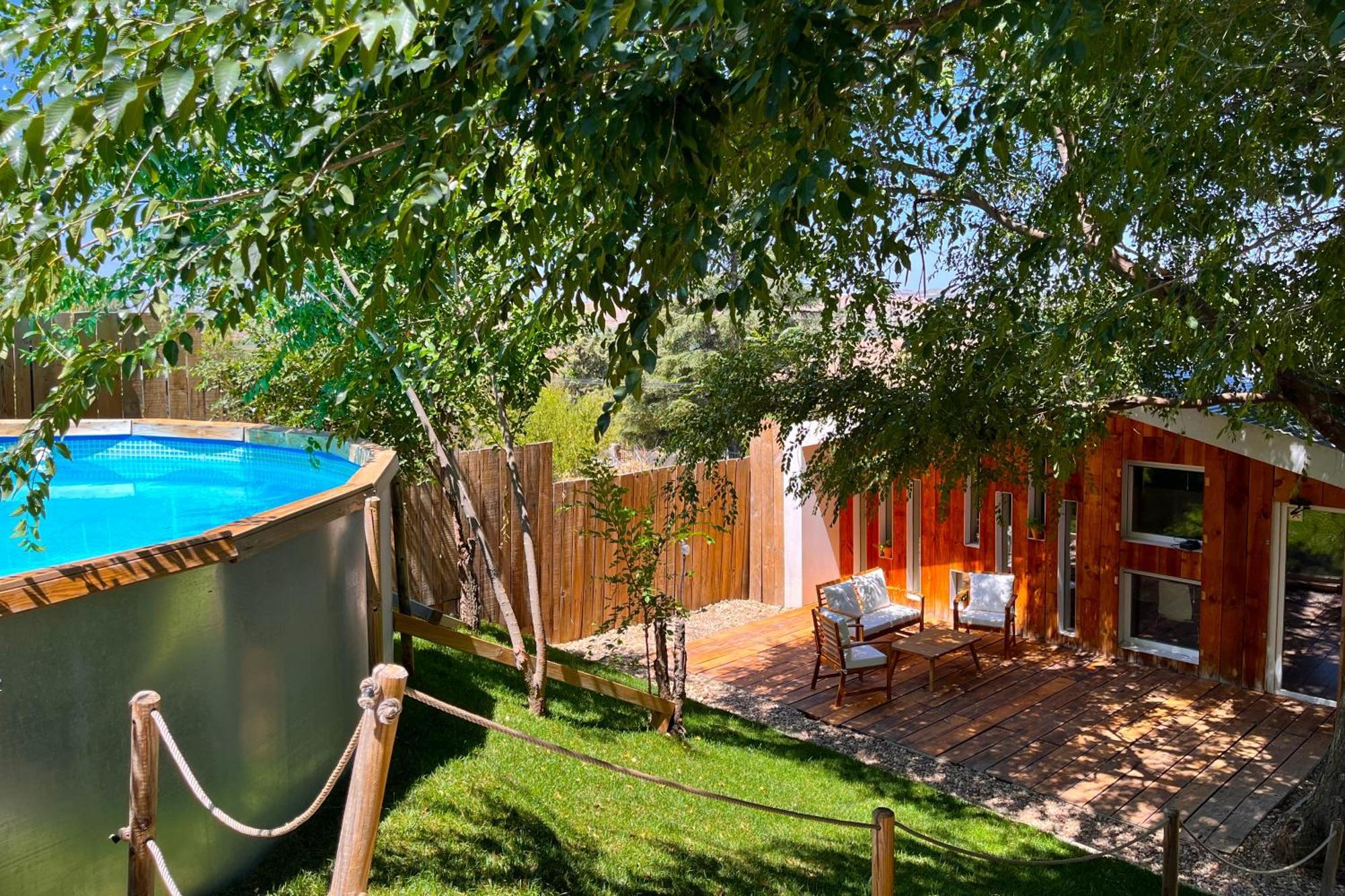 Fee4Me Cabin With Pool And Garden San Martín de la Vega Dış mekan fotoğraf